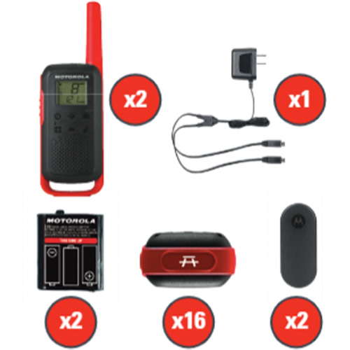 TalkAbout Two-Way Radios, FRS Radio Band, 22 Channels, 32 km Range Seaboard Timber Mart