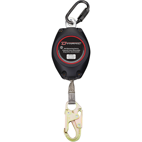 Dynamic Self-Retracting Lifeline, 20', Dyneema&reg;, Swivel Seaboard Timber Mart