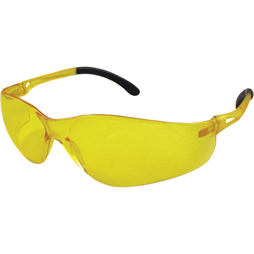 Lunettes de s&eacute;curit&eacute; Sen-Tec, Lentille Ambr&eacute;e, Anti-&eacute;gratignures, R&eacute;pond ou surpasse la norme CSA Z94.3 Seaboard Timber Mart