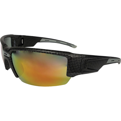 Lunettes de s&eacute;curit&eacute; Hartley, Lentille Rouge, R&eacute;pond ou surpasse la norme CSA Z94.3 Seaboard Timber Mart