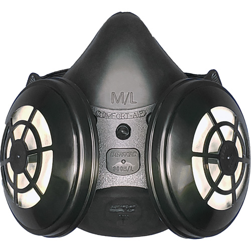 Comfort-Air&reg; 400Nx Black Half Mask without Exhalation Valve N95 Kit, Elastomer/Rubber, Small/Medium Seaboard Timber Mart