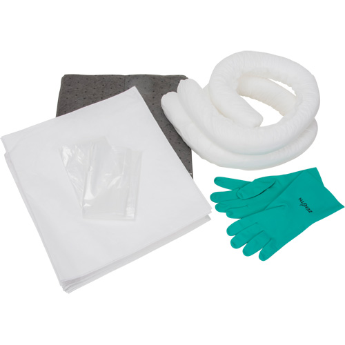 Trousse d'&eacute;quipement de lutte contre les d&eacute;versements, Huile seulement/Universel, Sac, Absorbance de 10 gal. US Seaboard Timber Mart