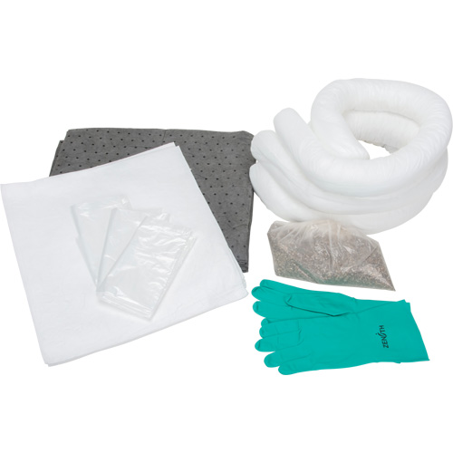 Spill Kit, Oil Only/Universal, Bag, 10 US gal. Absorbancy Seaboard Timber Mart