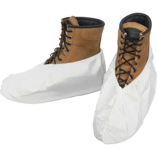 Shoe Covers, One Size, Microporous, White Seaboard Timber Mart