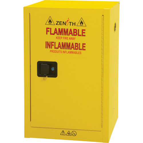 Flammable Aerosol Storage Cabinet, 12 gal., 1 Door, 23" W x 35" H x 18" D Seaboard Timber Mart