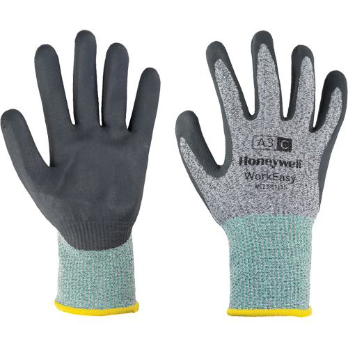 WorkEasy Cut Protective Gloves, Size 6/X-Small, 13 Gauge, Foam Nitrile Coated, HPPE/Glass Fibre Shell, ASTM ANSI Level A3/EN 388 Level C Seaboard Timber Mart