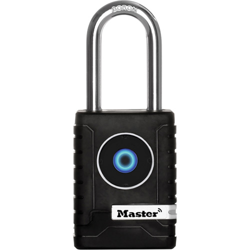 Cadenas Bluetooth pour l'ext&eacute;rieur, Thermoplastique, Largeur de 2-7/32", Pile incluse Seaboard Timber Mart