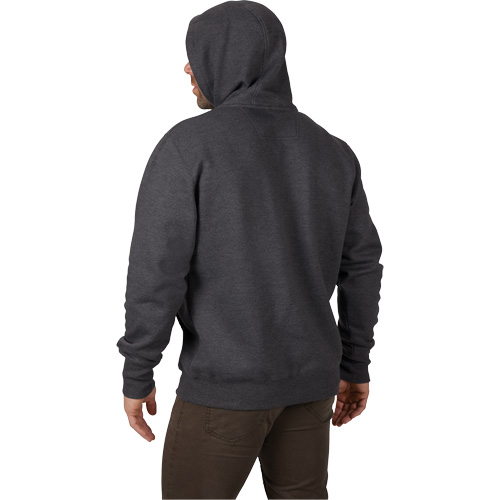 Heavy-Duty Pullover Hoodie, Men's, Small, Grey Seaboard Timber Mart