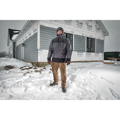 Hydrobreak Rainshell Jacket, Men's, 3X-Large, Grey Seaboard Timber Mart