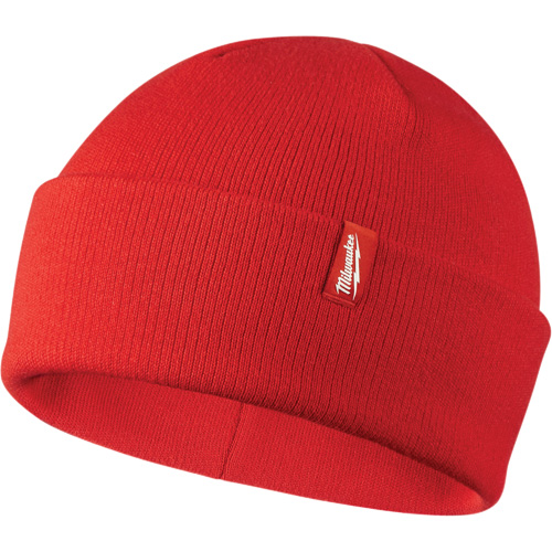 Cuffed Beanie, One Size, Red Seaboard Timber Mart