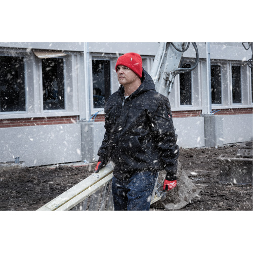 Cuffed Beanie, One Size, Red Seaboard Timber Mart