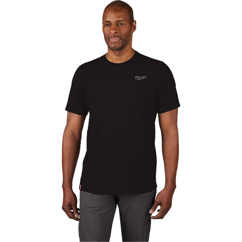Hybrid Work Tee Shirt, Men's, Small, Black Seaboard Timber Mart