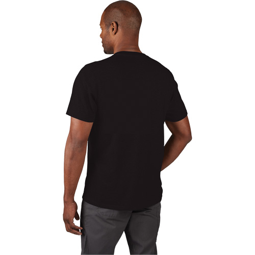 Hybrid Work Tee Shirt, Men's, Small, Black Seaboard Timber Mart