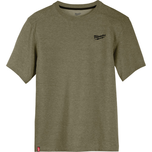 Hybrid Work Tee Shirt, Men's, Small, Green Seaboard Timber Mart