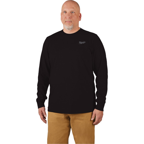 Hybrid Work Tee Shirt, Men's, Small, Black Seaboard Timber Mart