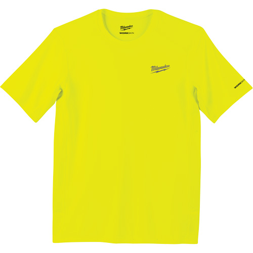 Workskin Lightweight High Visibility Shirt, Men's, Small, Yellow Seaboard Timber Mart
