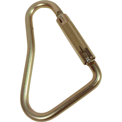 Offset D-Shaped Carabiner, Steel, 5000 lbs Capacity Seaboard Timber Mart