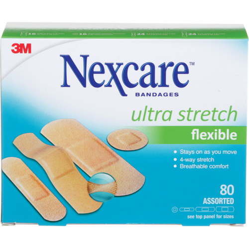 Nexcare Ultra Stretch Bandages, Assorted, Plastic, Non-Sterile Seaboard Timber Mart