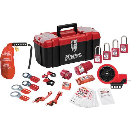 Premier Lockout Kit with Zenex Thermoplastic Locks, Electrical Kit, 21 Components Seaboard Timber Mart