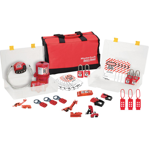 Premier Lockout Kit with Zenex Thermoplastic Locks, Electrical Kit, 27 Components Seaboard Timber Mart