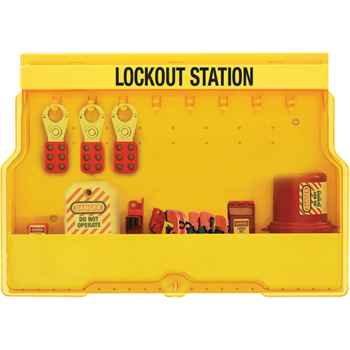 Premier Electrical Lockout Station, None Padlocks, 16 Padlock Capacity, Padlocks Not Included Seaboard Timber Mart