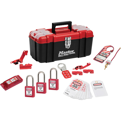 Standard Lockout Kit with Zenex Thermoplastic Locks, Electrical Kit, 14 Components Seaboard Timber Mart