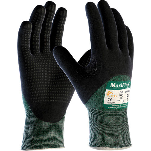 Gants r&eacute;sistant aux coupures ATG MaxiFlex Cut, Taille T-Grand, Calibre 15, Rev&ecirc;tement Nitrile, Enveloppe en Fil technique, ASTM ANSI niveau A2/EN 388 niveau 3/EN 388 niveau B Seaboard Timber Mart