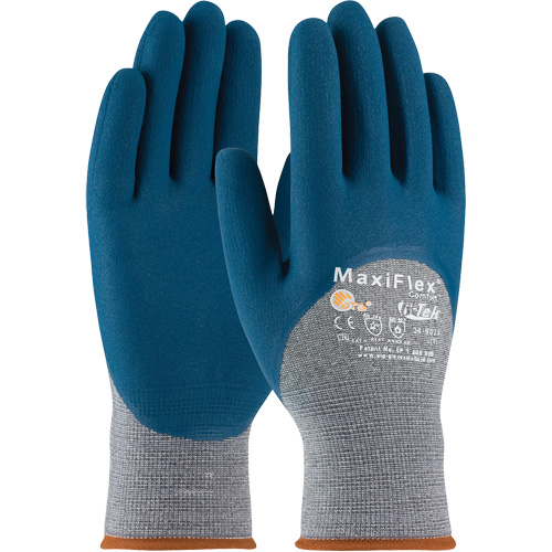 Gants en tricot sans couture ATG MaxiFlex Comfort, Grand, R&ecirc;vetement Nitrile, Calibre 15, Enveloppe en Nylon Seaboard Timber Mart