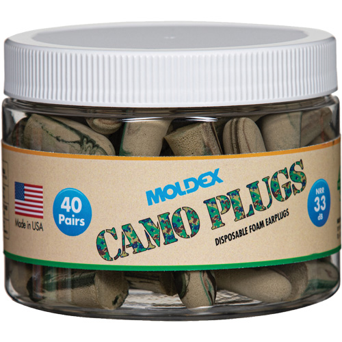 Camo Earplugs, Bulk - Canister Seaboard Timber Mart