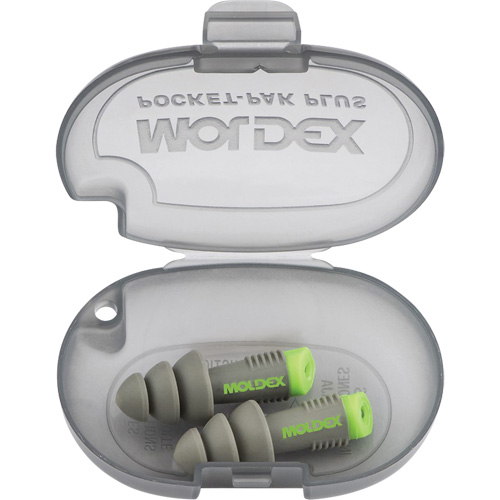 Bouchons d'oreilles r&eacute;utilisables Alphas, Sans cordon, Vrac - &eacute;tui en plastique, 27 dB NRR, Taille unique Seaboard Timber Mart