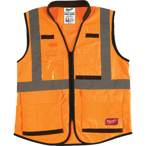 Veste de s&eacute;curit&eacute; haute performance, Orange haute visibilit&eacute;, 4T-Grand/5T-Grand Seaboard Timber Mart
