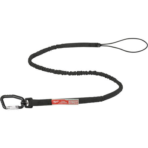 Extended Reach Locking Tool Lanyard, Bungee, Carabiner/Loop Seaboard Timber Mart