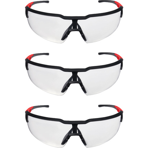 Safety Glasses, Clear Lens, Anti-Scratch, ANSI Z87+/Meets/Exceeds CSA Z94.3 Seaboard Timber Mart