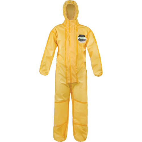 ChemMax&reg; 1 Coveralls, Polyethylene/Polypropylene, Small, Yellow Seaboard Timber Mart