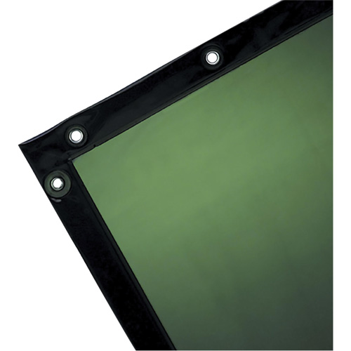 Welding Curtain, 72" x 96", Moderate Transparency, Green Seaboard Timber Mart