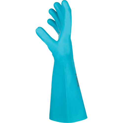 Flextril Chemical Gloves, Size 7, 12.5" L, Nitrile, Nylon Inner Lining Seaboard Timber Mart