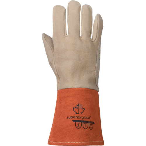 TIG Welding Gloves, Grain Deerskin, Size Medium Seaboard Timber Mart