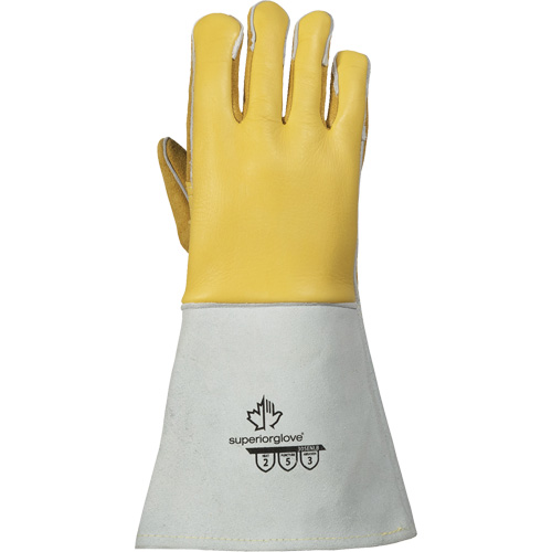 Gants de soudage TIG, Cuir fleur de d'&eacute;lan, Taille Petit Seaboard Timber Mart