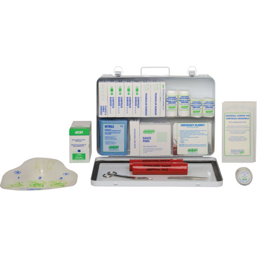 First Aid Kit, Meets CSA Z1220-17 Type 2 Low-Risk Environment, Medium (26-50 Workers) Seaboard Timber Mart