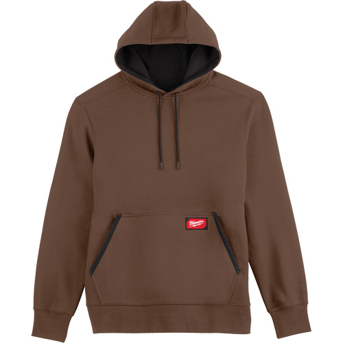 Midweight Pullover Hoodie, Men's, Small, Brown Seaboard Timber Mart