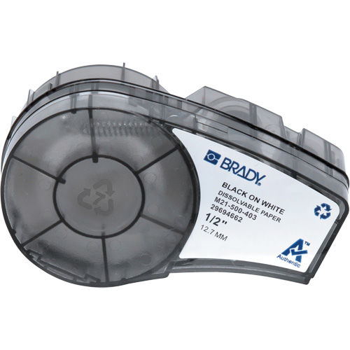 &eacute;tiquettes hydrosolubles avec ruban, Noir Seaboard Timber Mart