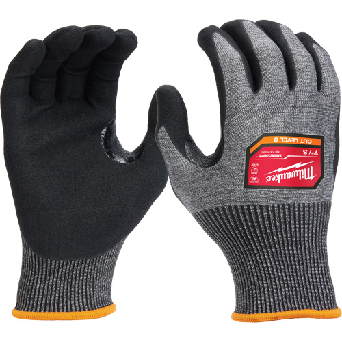 Gants enduits par trempage &agrave; dext&eacute;rit&eacute; &eacute;lev&eacute;e, Taille Petit, Calibre 18, Rev&ecirc;tement Nitrile, Enveloppe en Nylon/Poly&eacute;thyl&egrave;ne/Tungst&egrave;ne, ASTM ANSI niveau A8/EN 388 niveau F Seaboard Timber Mart