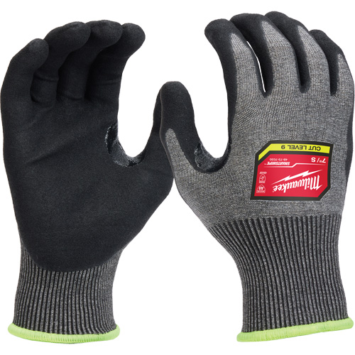 Gants enduits par trempage &agrave; dext&eacute;rit&eacute; &eacute;lev&eacute;e, Taille Petit, Calibre 18, Rev&ecirc;tement Nitrile, Enveloppe en Nylon/Poly&eacute;thyl&egrave;ne/Tungst&egrave;ne, ASTM ANSI niveau A9/EN 388 niveau F Seaboard Timber Mart