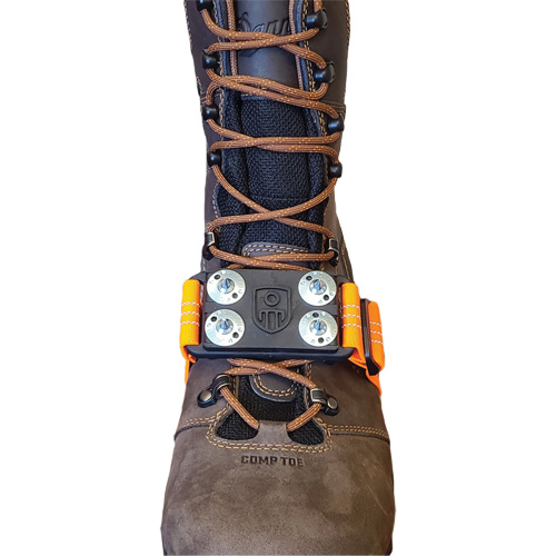 Crampon &agrave; glace anti&eacute;tincelles Midcleat, Acier au carbone, Traction Crampon, Taille unique Seaboard Timber Mart