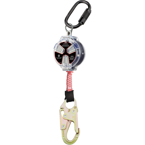 Dynamic Small Snap Hook Self-Retracting Lifeline, 6', Polyester, Swivel Seaboard Timber Mart