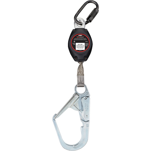 Dynamic Large Snap Hook Self-Retracting Lifeline, 7', Polyester, Swivel Seaboard Timber Mart