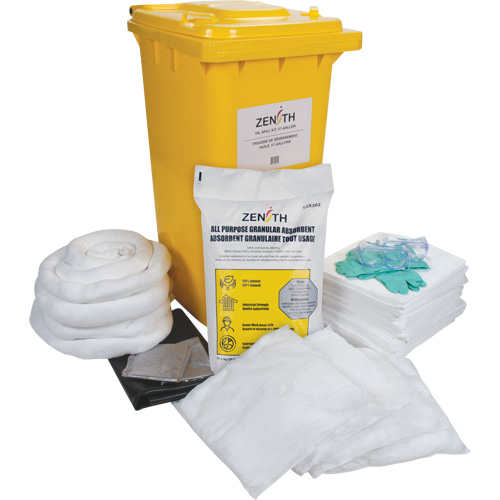 Spill Kit, Oil Only, Bin, 63 US gal. Absorbancy Seaboard Timber Mart