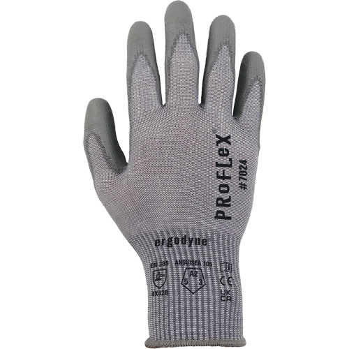 Gants r&eacute;sistant &agrave; la coupe Proflex 7024, Taille Petit, Calibre 13, Rev&ecirc;tement Polyur&eacute;thane, Enveloppe en Polyester/PEHP/Spandex, ASTM ANSI niveau A2/EN 388 niveau B Seaboard Timber Mart