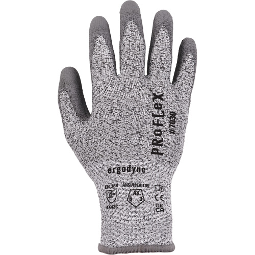 ProFlex 7030 Cut-Resistant Gloves, Size Small, 13 Gauge, Polyurethane Coated, Nylon/HPPE/Spandex Shell, ASTM ANSI Level A3/EN 388 Level C Seaboard Timber Mart