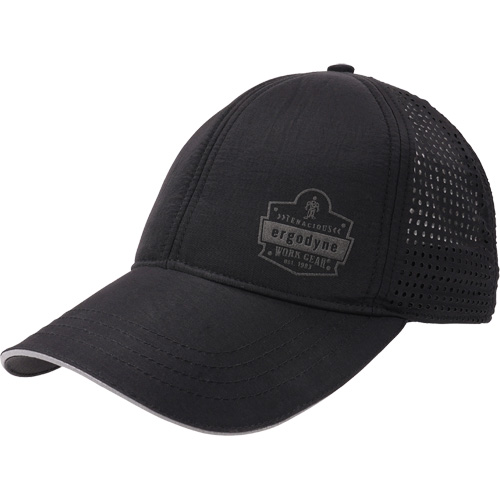 Casquette de baseball refroidissante performante Chill-Its 8937, Noir Seaboard Timber Mart